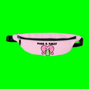 Sac banane Puke & Rally – Édition fête Rose Cœur