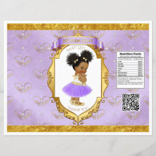 Sac bébé afro-américaine lavande Chip Bag