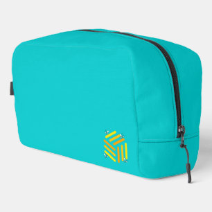 Sac Bee-uty Bleu Personnalisable Logo de l'abeil