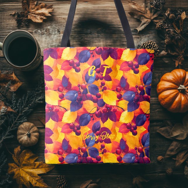 Sac Berry Bliss avec feuilles d'automne et baies (Créateur téléchargé)