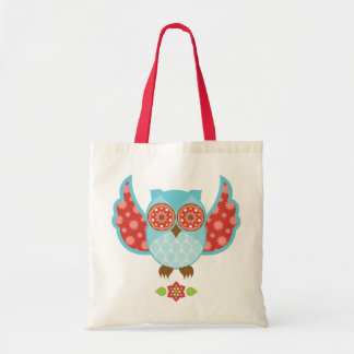 Sac bleu de Bohème de hibou