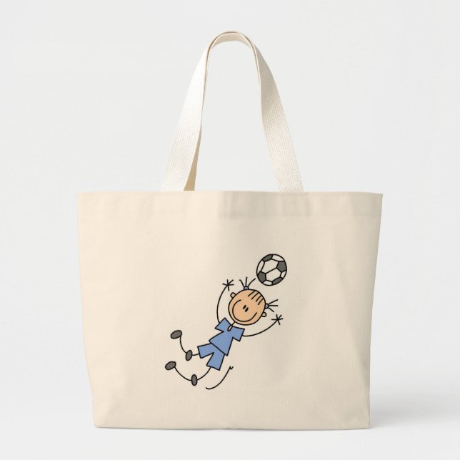 Sac bleu du football de filles (Devant)