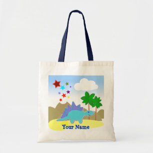 Sac bleu Fourre-tout de Vulcano de dinosaure et