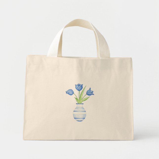Sac bleu Tulip (Devant)