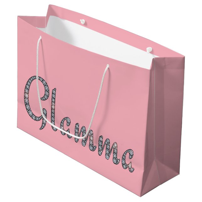 Sac bling de cadeau de Glamma (Devant Angle)