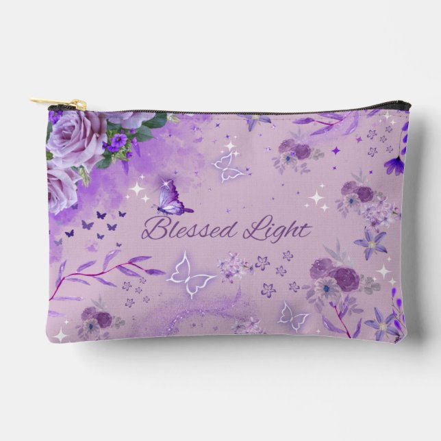 Sac Blushage Violet Enchanté - Lumière Bénie (Recto)