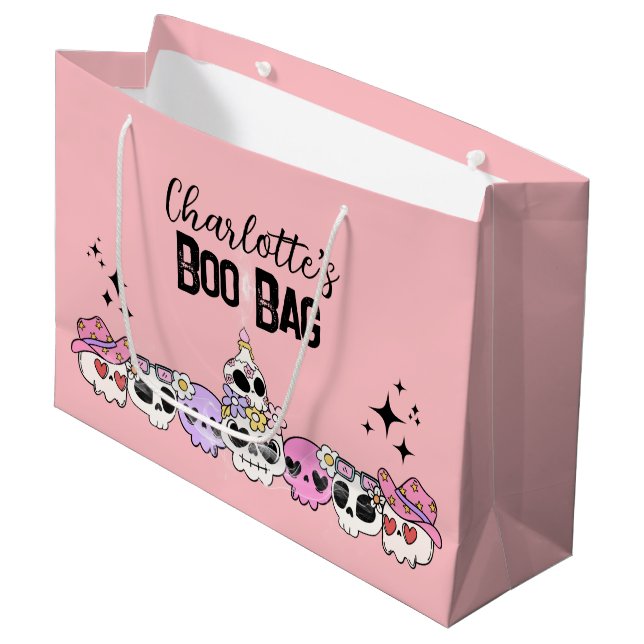 Sac Boo pour une Skull-ebration Halloween (Devant Angle)