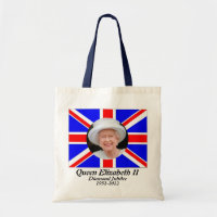 Sac britannique de drapeau de jubilé de portrait