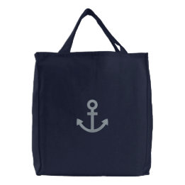 Sac Brodé Ancre