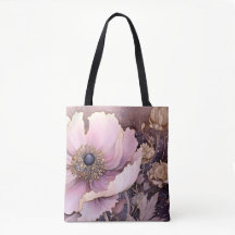 Sac cabas à motif floral dans des couleurs pastel