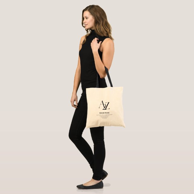 Sac cabas à personnaliser pour un cadeau promotion (Devant (modèle))