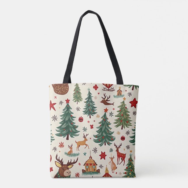 Sac cabas arbre de Noël (Dos)