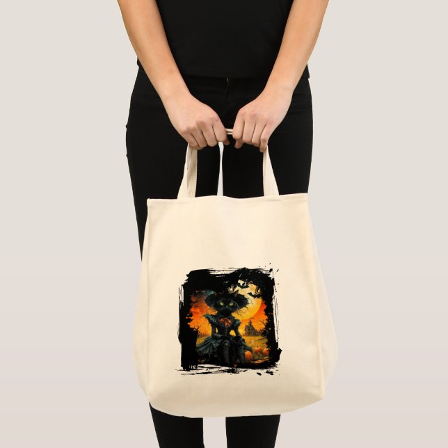 Sac cabas Black Cat (Devant (produit))