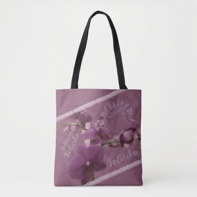 Sac cabas Bonheur et Beauté  (Devant)