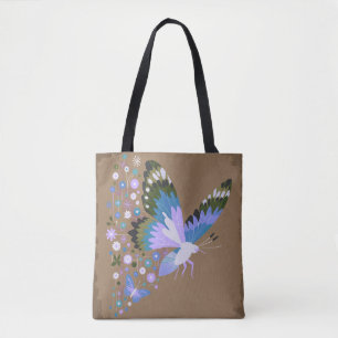 Sac cabas botanique Papillon Sourdine