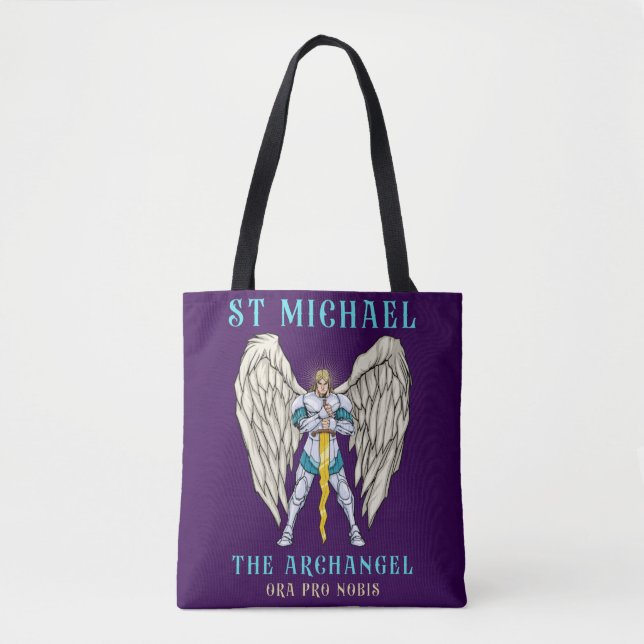 Sac cabas catholique Saint-Michel Archange (Devant)