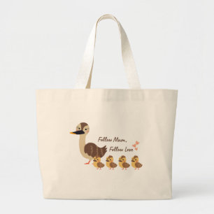 Sac Cabas de Marché Famille de Canards Mignons
