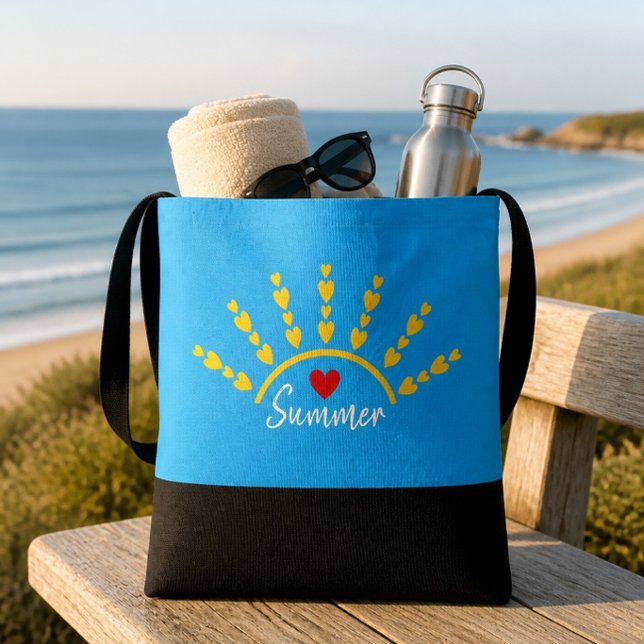 Sac cabas d'été Cool Love (Cœur) (Créateur téléchargé)