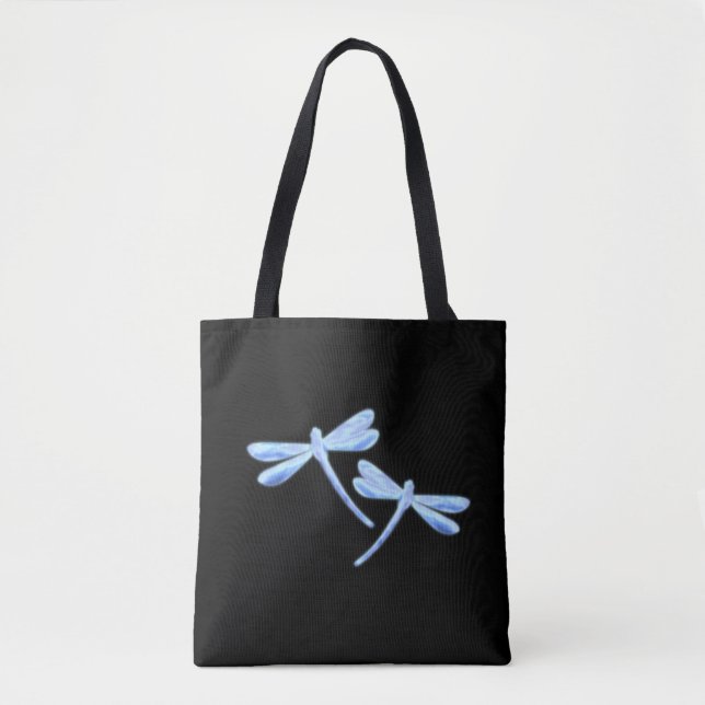 Sac cabas Dragonfly - Lueur Bleu Glace (Devant)