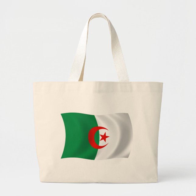 Sac cabas Drapeau de l'Algérie (Devant)
