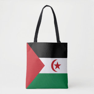 Sac cabas du drapeau de la République arabe sahrao
