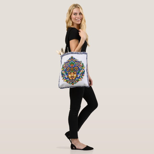sac cabas en céramique (Sur le modèle)