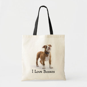 Sac cabas en toile de budget pour chiot boxeurs qu