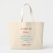 Sac cabas en toile de luxe Antibes Coast - Résort