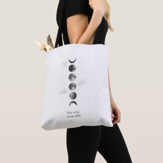 Sac cabas en toile Enfant de la Lune Reste Sauvage