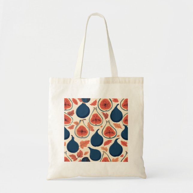 Sac cabas en toile Figs esthétique, joli Figs vint (Devant)