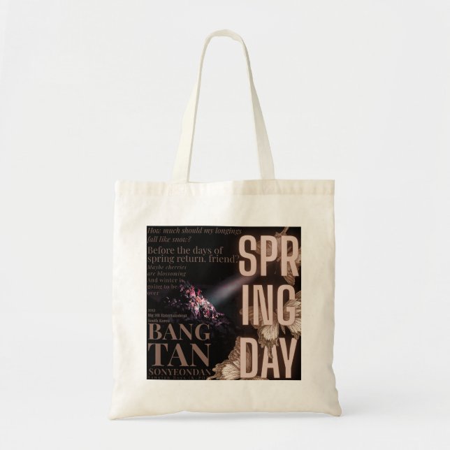 Sac cabas en toile Floral Nostalgia (Devant)