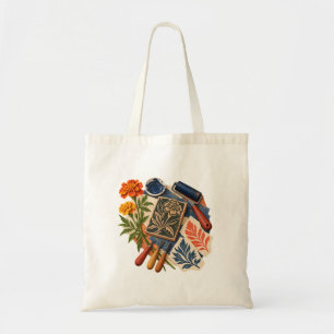 Sac cabas en toile Linocut Garden Studio