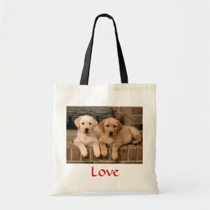 Sac cabas en toile pour chiots Labrador Retrievers