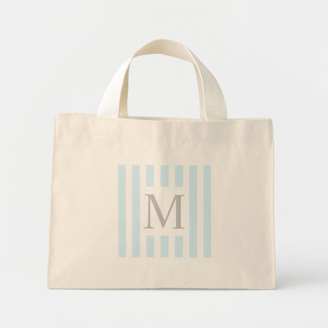 Sac cabas épicerie de style nautique minimal (Devant)