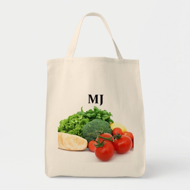 Sac cabas épicerie produits frais Monogram (Devant)