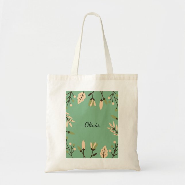 Sac cabas floral  (Devant)
