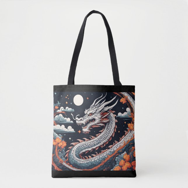 sac cabas night dragon (Devant)