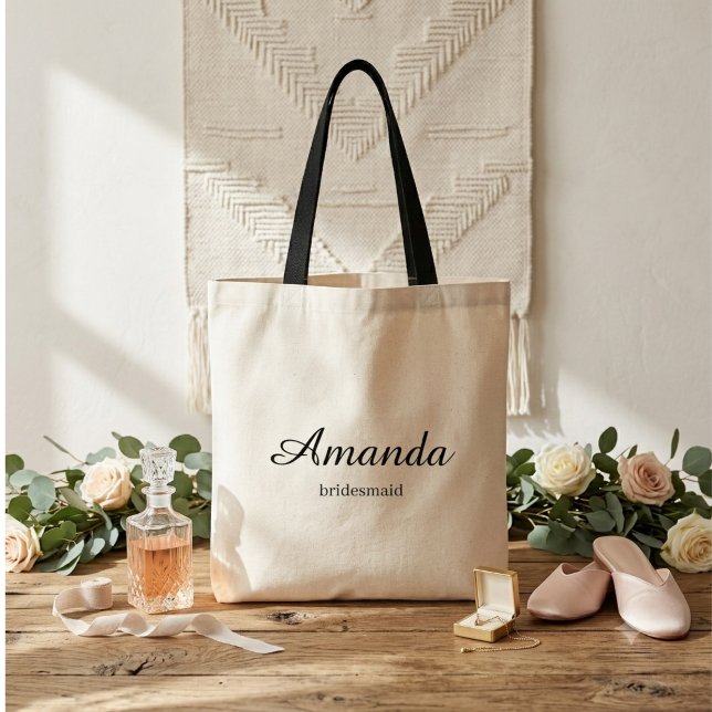 Sac cabas personnalisé pour demoiselle d'honneur (Créateur téléchargé)
