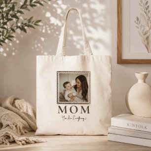 Sac Cabas Photo Personnalisé pour Maman Moderne Ca