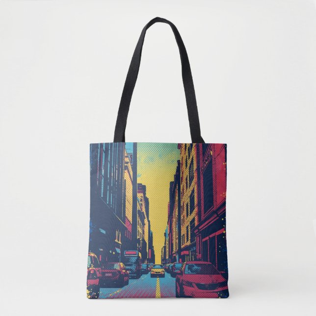 Sac cabas Pop Art City Vibes (Devant)