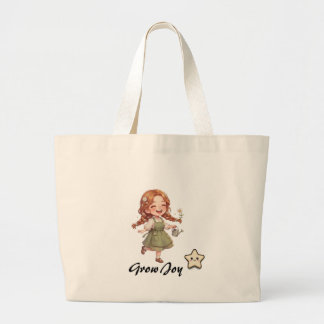 SAC CABAS POSITIF FILLE BD MIGNON JOIE DE CROÎTRE