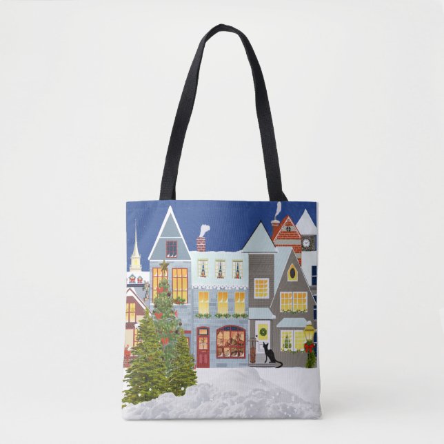 Sac cabas pour achat d'arbre de Noël (Devant)