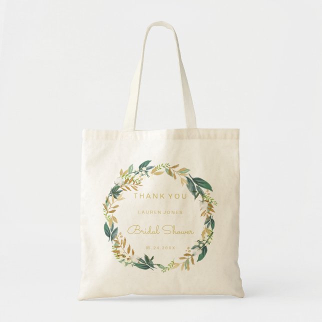 Sac cabas pour cadeau de baby shower de mariage à  (Devant)