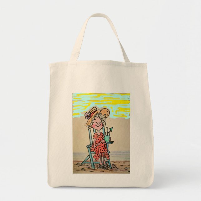 SAC CABAS POUR ÉPICERIE - RELAXATION (Devant)