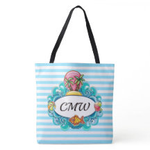 Sac Cabas Rayé Lg. Beach Tote