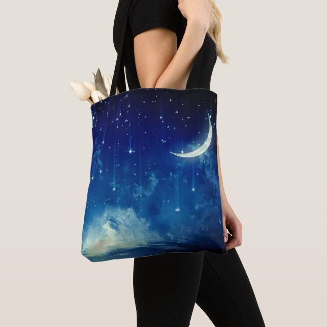 SAC CABAS RÊVES AU CLAIR DE LUNE | CÉLESTE PERSONN (De près)