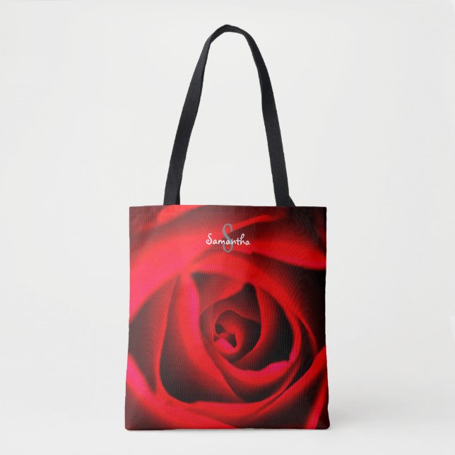 Sac cabas Rose Rouge (Devant)
