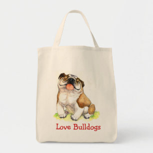 Sac Cabas Supermarché Cartoon Chien Amoureux Boule