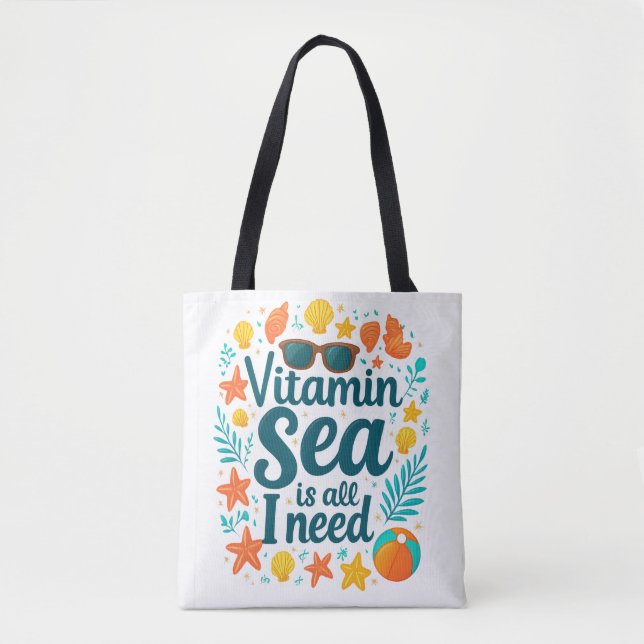 Sac cabas Vitamin Sea - Aventure sur la plage pour (Devant)