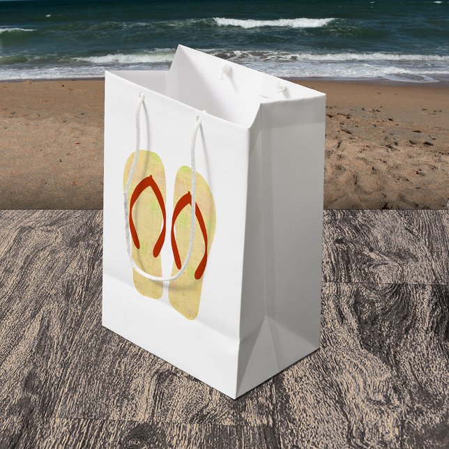 Sac cadeau à tongs de la fête de la plage d'été ja (Créateur téléchargé)